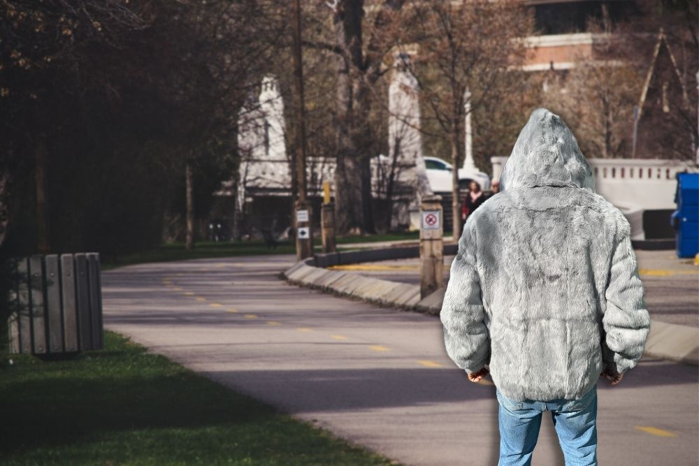 Chinchilla Fur Long Coat for Men (3)