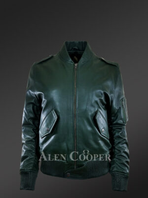 Women Italian Finish Leather Jacket new