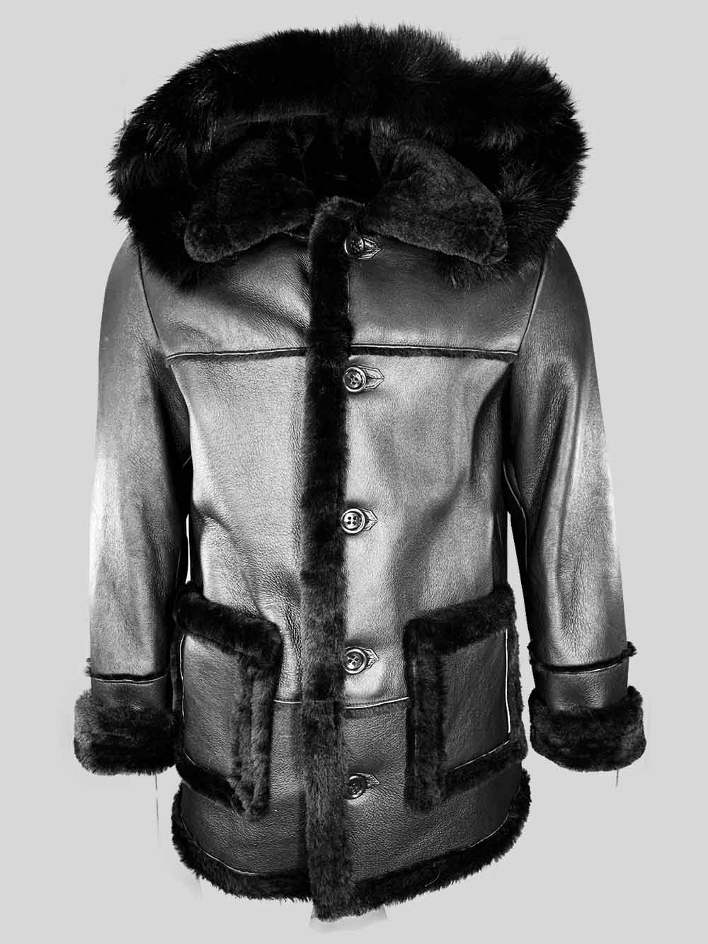 marlboro shearling coat