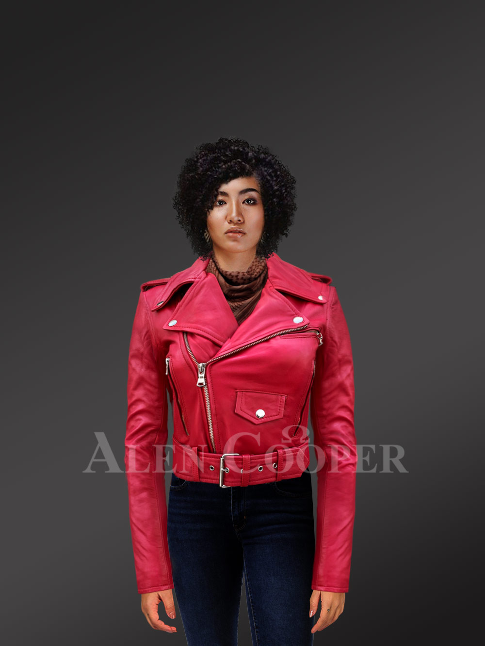 red short jacket
