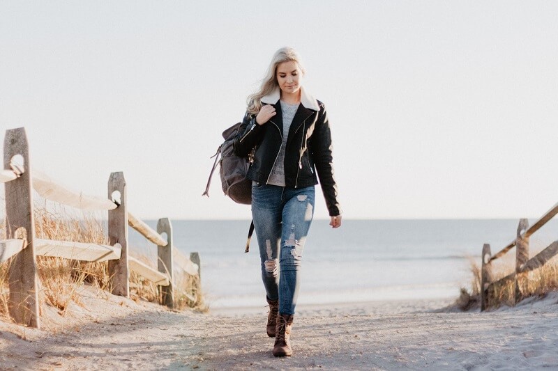 summer leather jacket