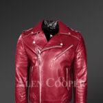 Lapel-collar-super-stylish-real-leather-biker-jacket-for-men-in-wine new
