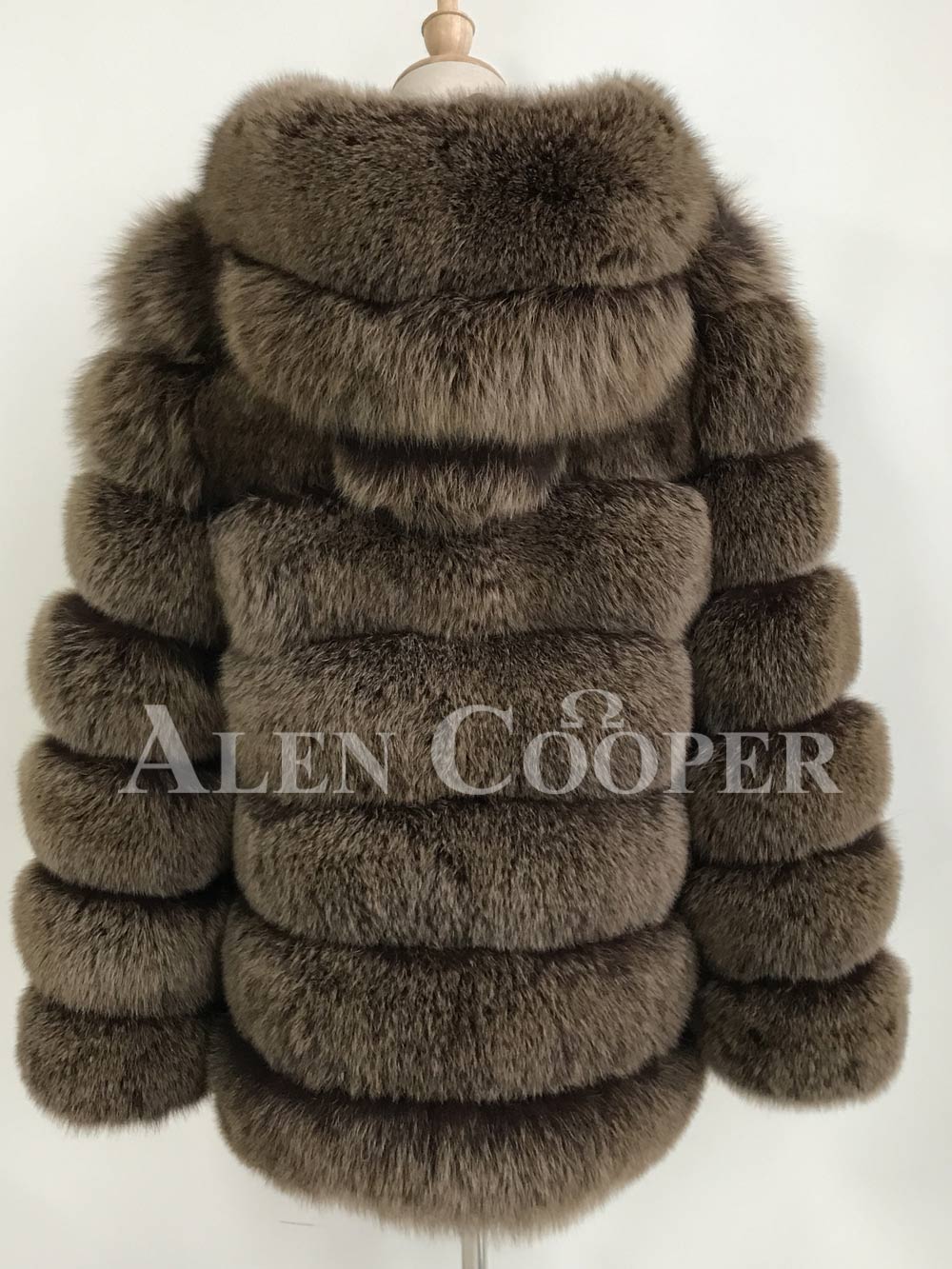 winter vest with fur hood