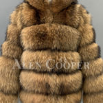 women Real raccoon fur sable winter vest