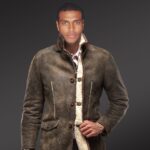 vintage shearling coat