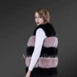 High-Grade Luxury Sleeveless Women Winter2 color Fox Vest New view
