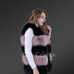 High-Grade Luxury Sleeveless Womens Winter2 color Fox Vest New views
