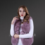 Women short paragraph fur vest with supreme warmth and comfort New