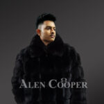 Men’s genuine fox fur paragraph winter coat with comfy collar new view