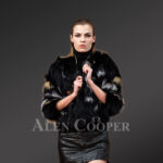 Women’s colorful real fox fur super stylish and warm short winter coat new views