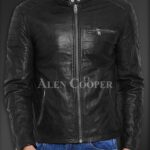 New Stylish and comfortable real leather jacket for men