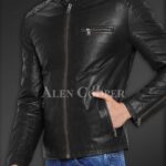 New Stylish and comfortable real leather jacket for men view