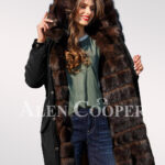 Exotic Arctic fox fur black parka convertibles to bring out the fairy in you view