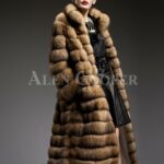 Exclusive and unique long sable fur coats redefining the style and aura of the modern women's