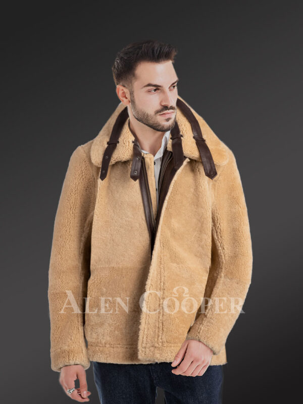 Pure shearling coats for exclusively stylish and fashionable men