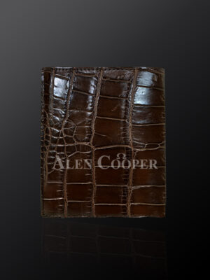 Authentic leather wallets made from horn back alligator skin (2)