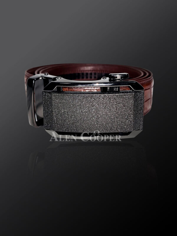 Genuine alligator skin leather belt for greater style & appeal