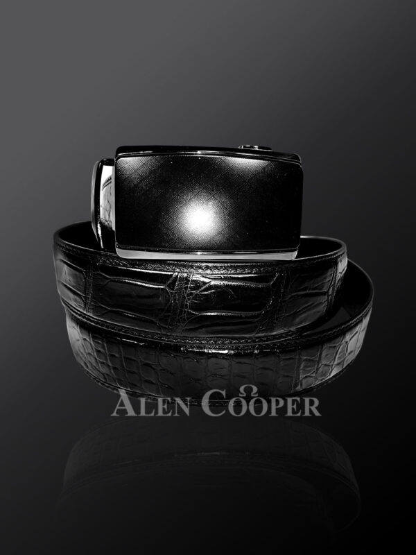 Genuine alligator skin leather belts for greater style and appeal