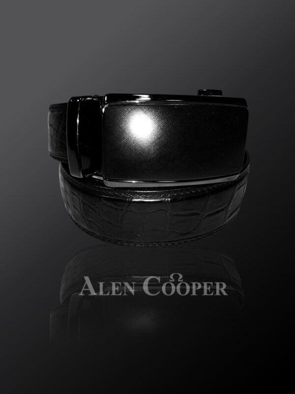 alligator skin leather belts for greater style & appeal