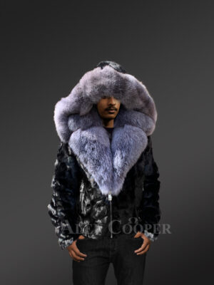 blue seal fur jacket