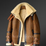 Authentic shearling jacket to redefine your masculine charm