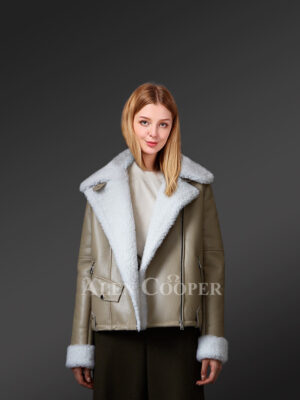 Sheepskin shearling jacket