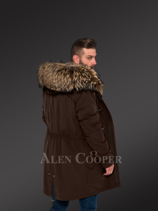 Chic parka convertibles to boost your masculine appeal back view