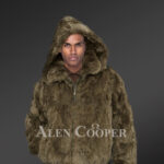 Authentic fur coats to augment style for men