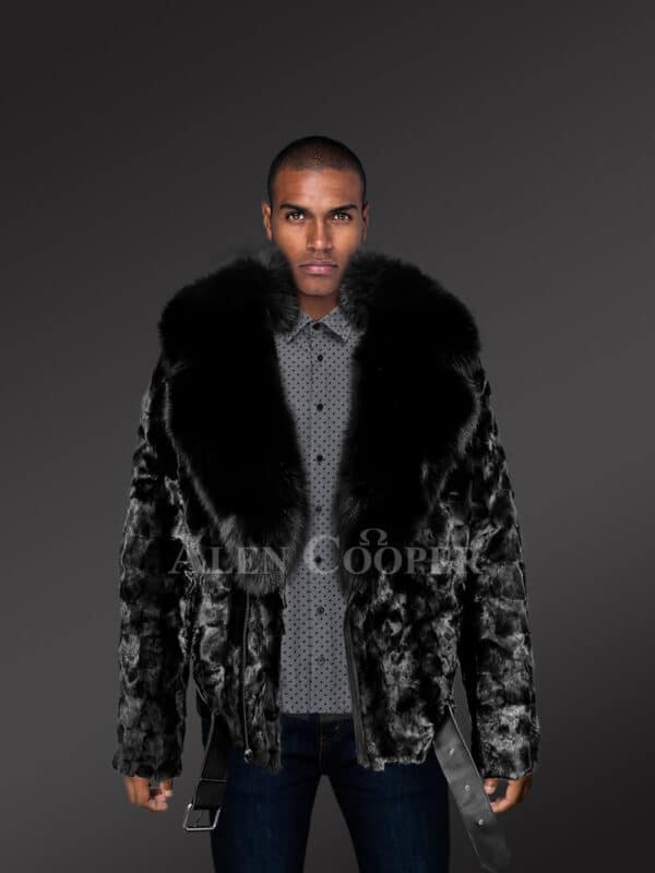 Genuine Mink winter coats for stylish men this season new