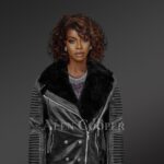 Genuine shearling jackets to make women more appealing view