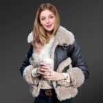 Genuine shearling reversible jacket to redefine women’ fashion this winter