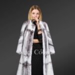 Mink fur long coats for women for greater charm and appeal