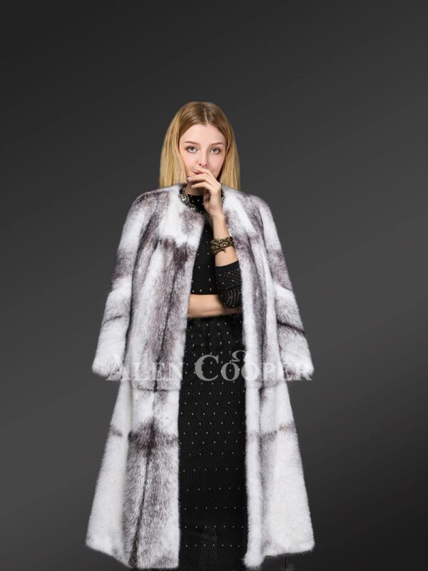 Mink fur long coats for women for greater charm and appeal