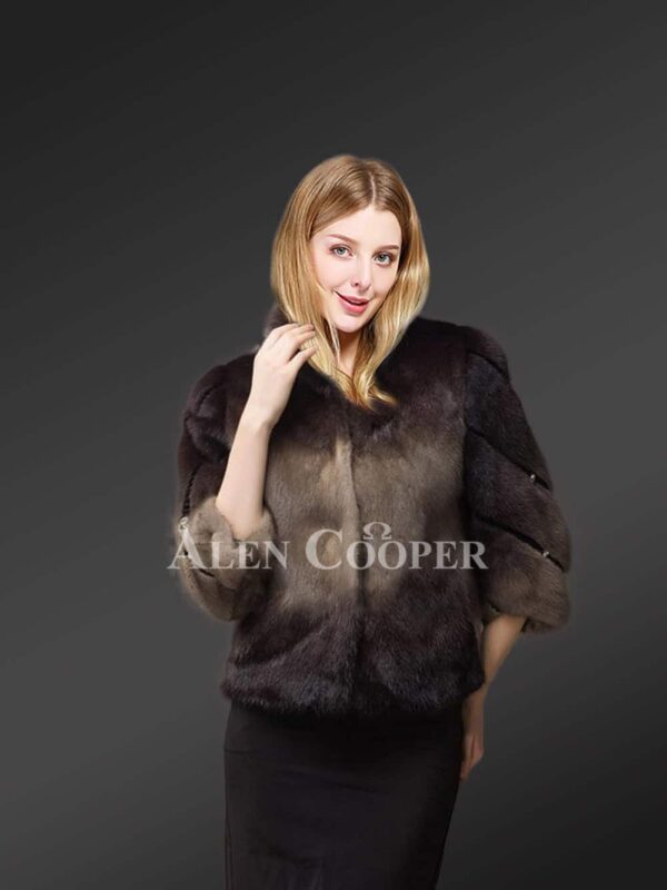 Stylish mink fur coats for graceful women's