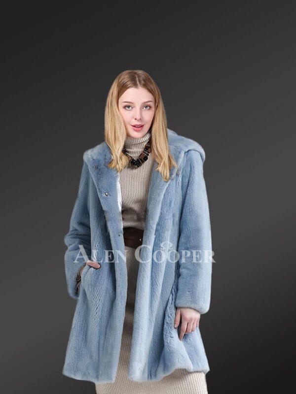 Women’s appealing mink coats for cozy winter