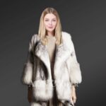 Women’s appealing winter coats made from genuine mink fur