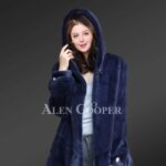 Cape Mink Fur Jacket For Women