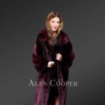 Mink Fur Coat For Elegant Women