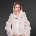 Mink Fur Jacket For Elegant Women