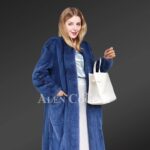 Mink Fur Long Coat For Women