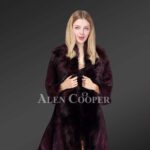 Women’sWomen’s Mink Fur Coat With Fox Fur Trim Mink Fur Coat With Fox Fur Trim