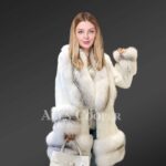 Womens White Mink Fur Coat To Redefine Your Elegance