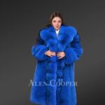 Fox Fur tuxedo coat