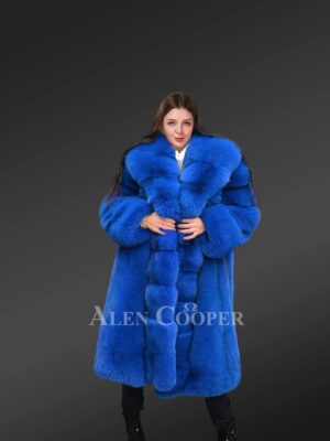 Fox Fur tuxedo coat