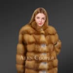 Red Fox Fur Coat in Paragraph style views