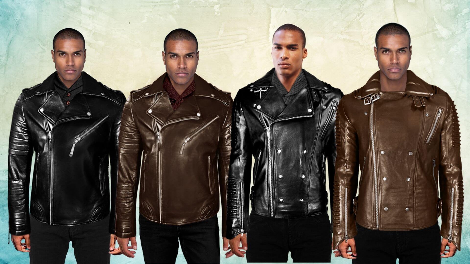 OUTSTANDING BIKER LEATHER JACKETS FOR MEN  WITH ATTITUDE