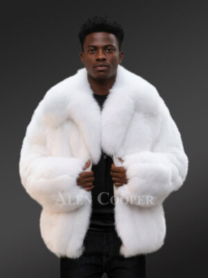 Arctic Fox Fur Jacket for Men to Reinvent Your Masculinity