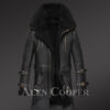 Authentic Shearling Jacket in Black for Men