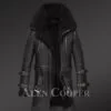 Authentic Shearling Jacket in Black for Men