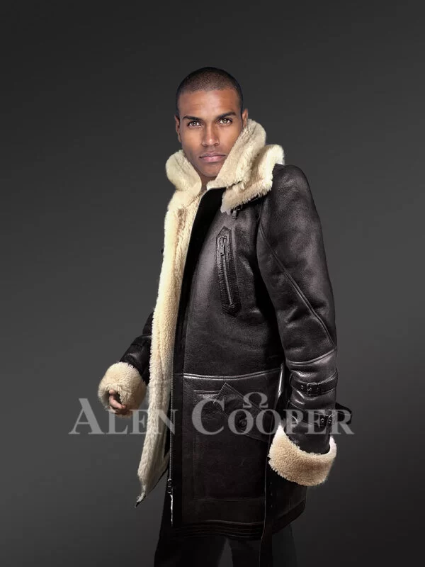 Authentic Shearling Jackets in Radiating Manly Charm for Men - Image 5